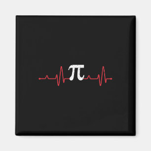 Pi Day Symbol Heartbeat Math Lover Nursing Puls S Magnet