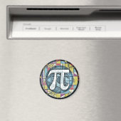 Pi Day Symbol Rounds Magnet (In Situ (Geschirrspüler))