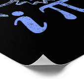 Pi Day T-Shirts sind rational, erhalten Sie echte  Poster (Ecke)