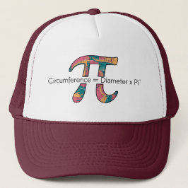 Pi Day Trucker Hat - Farbiges mathematisches Desig Truckerkappe