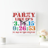 Pi-Day-Uhr ultimativ 2015 3.14.15 9:26:53 Uhr (Zuhause)