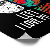 Pi Day Verlassen Vs Right Brain Pie Shirt Mah Geek Poster (Ecke)