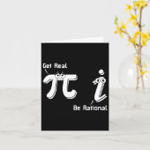 Pi Day wird wirklich rational irrationale Zahlenma Karte (Gelbe Blume)