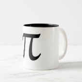 Pi Day Zweifarbige Tasse (VorderseiteRechts)
