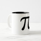 Pi Day Zweifarbige Tasse (Vorderseite Links)