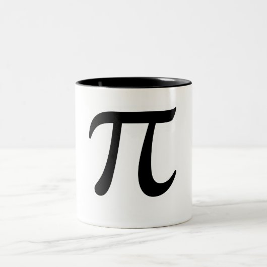 Pi Day Zweifarbige Tasse (Mittel)