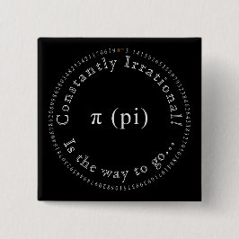 Pi, der irrationale Mathematiklehrer Button