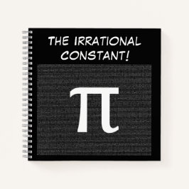 Pi - Die irrationale mathematische Konstante nach Notizblock