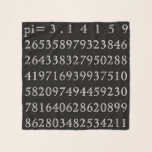 Pi Digits Mathematics PiDay Party Schal<br><div class="desc">Pi Digits Mathematics Numbers PiDay Elegant Chiffon Scarf</div>
