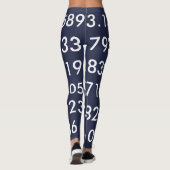 pi Digits mathematische Liebe pi= 3,14159 pi Day B Leggings (Rückseite)