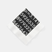 pi Digits mathematische Liebe pi= 3,14159 pi Tag S Serviette (Ecke)