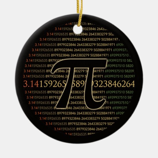 Pi Eclipse Keramik Ornament (Vorne)