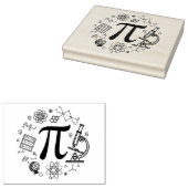 Pi Enthusiasten Gummistempel (Stempel)