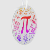 Pi Enthusiasten Ornament (Vorderseite)