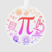 Pi Enthusiasten Ornament (Vorderseite)