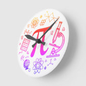 Pi Enthusiasten Runde Wanduhr (Winkel)