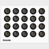Pi Equals Pie Funny Mah Pun Pi Day Geschenk Runder Aufkleber (Blatt)