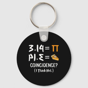 Pi Equals Pie Funny Mah Pun Pi Day Geschenk Schlüsselanhänger