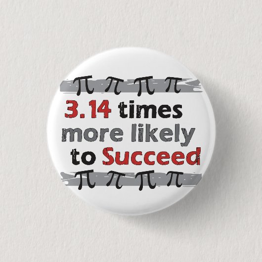 Pi Erfolg Button (Vorderseite)