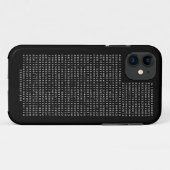 Pi erste 1000 Ziffern Case-Mate iPhone Hülle (Rückseite (Horizontal))