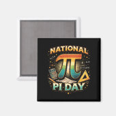 Pi feiern magnet (Vorderseite/Rückseite)