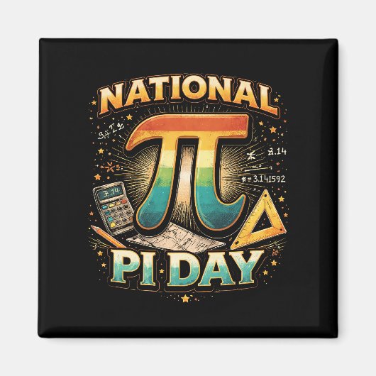 Pi feiern magnet (Vorne)