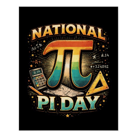 Pi feiern poster (Vorderseite)