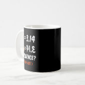 Pi Funny Pie Shirt Ladys Kaffeetasse (Vorderseite Links)