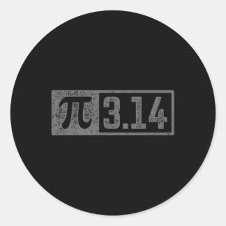 Pi für Lehrer 314 Pi Digits Happy Pi Day Runder Aufkleber
