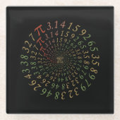 Pi Galaxy Glasuntersetzer (Vorderseite)