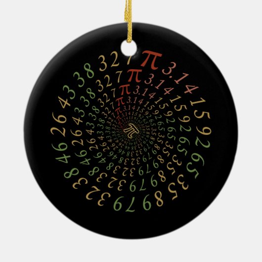 Pi Galaxy Ornament (Hinten)