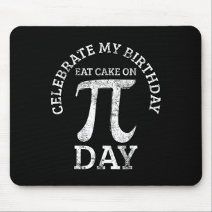 Pi Geburtstag Mathe Tag Vintage  Mousepad
