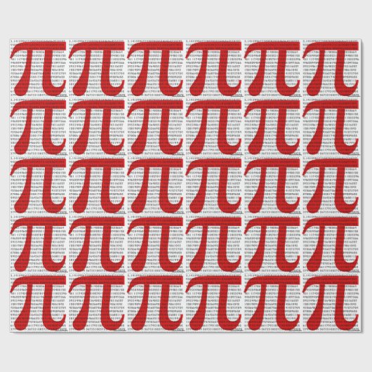 Pi Geschenkpapier (Flach)