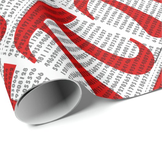 Pi Geschenkpapier (Rolleneckpunkt)