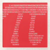 Pi Glasuntersetzer (Vorderseite)