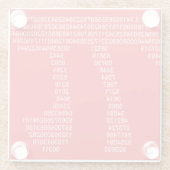 Pi Glasuntersetzer (Rückseite)