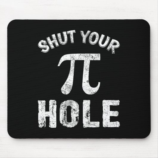 Pi Hole Pi Day Math Teacher Nerd G Mousepad (Vorne)