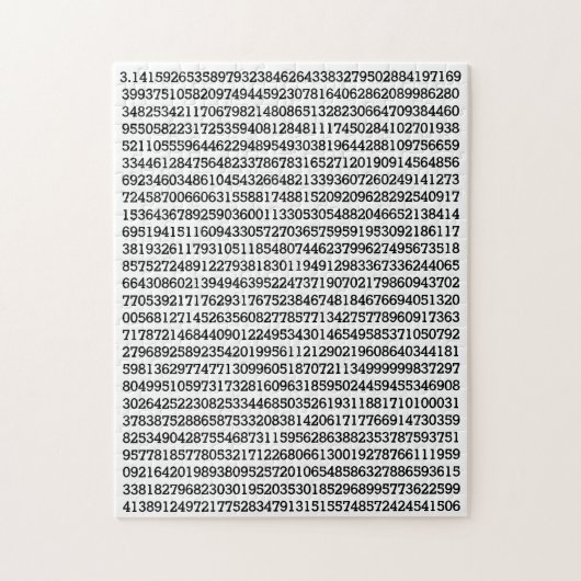 Pi - Impossible Mathematical Pi 8075 Digits Puzzle (Vertikal)