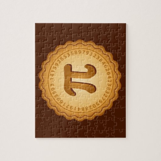 Pi in einem PIE Puzzle (Vertikal)