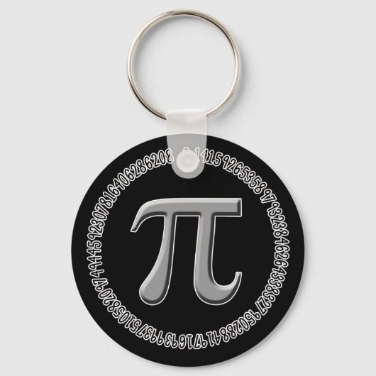 Pi in Silver Schlüsselanhänger (Vorderseite)