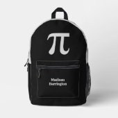 Pi individuelle Name Bedruckter Rucksack (Vorderseite)