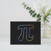 Pi Irrational Number Math Physics 3.14 Postkarte (Stehend Vorderseite)