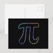 Pi Irrational Number Math Physics 3.14 Postkarte (Vorne/Hinten)