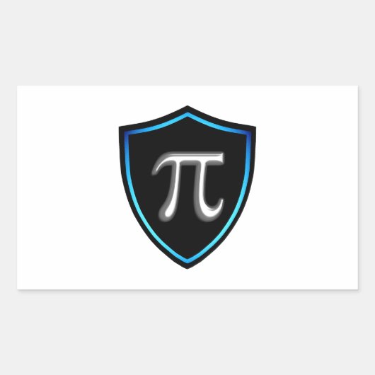 Pi Irrational Schild Mathematik 14 Happy März Pi Rechteckiger Aufkleber (Vorderseite)
