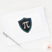 Pi Irrational Schild Mathematik 14 Happy März Pi Rechteckiger Aufkleber (Umschlag)