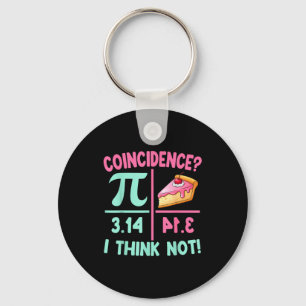 Pi ist gleich Pie für glücklichen Pi-Tag Mathe-Lie Schlüsselanhänger