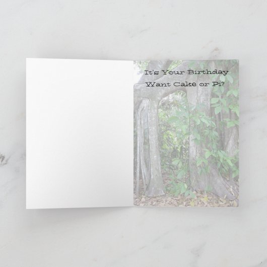 Pi jemand? karte (Innenseite)