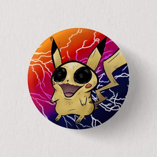 Pi Kachu Button (Vorderseite)