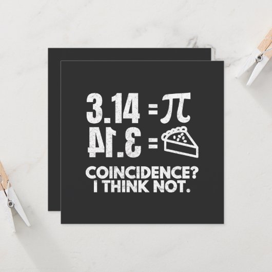 Pi Karte (Vorderseite/Rückseite Beispiel)