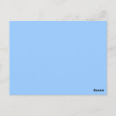 Pi-Karte Postkarte (Rückseite)